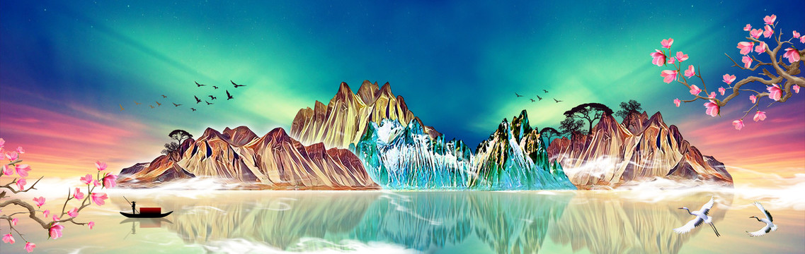 唯美山水風景
