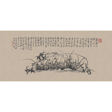 鄭板橋蘭花圖