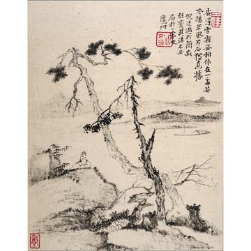 戴本孝山水國(guó)畫