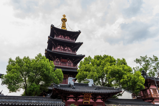 苏州寒山寺普明宝塔