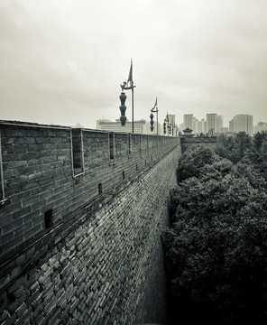 西安城墙景色