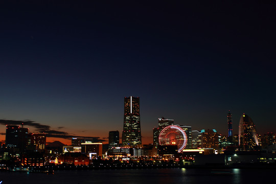 上海城市夜景5G智能城市素材
