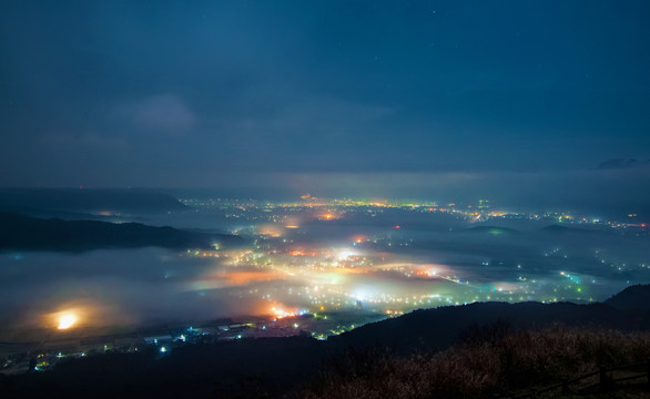 上海城市夜景智能城市素材