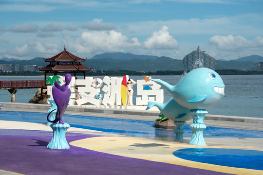 海南三亚海棠湾蜈支洲岛风景