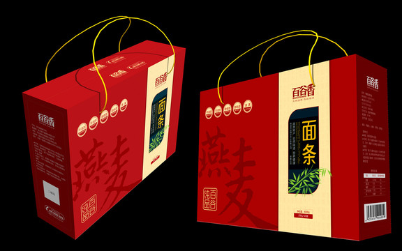 全矢量燕麥面條包裝