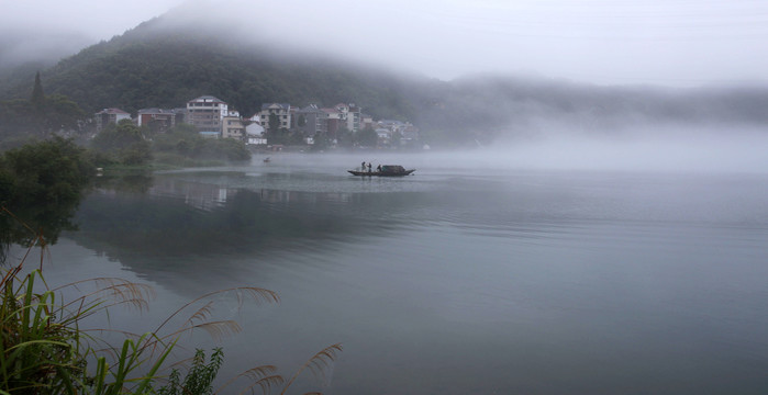 建德下涯清晨风光