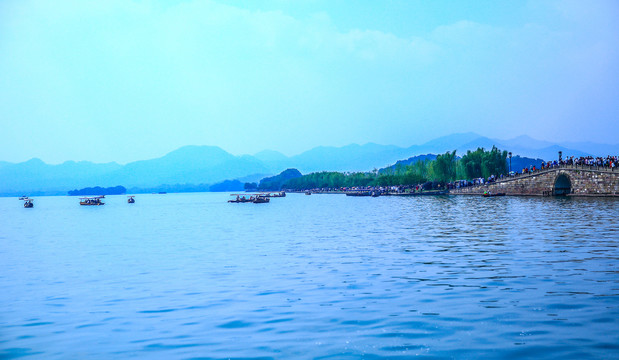 杭州西湖山水装饰画