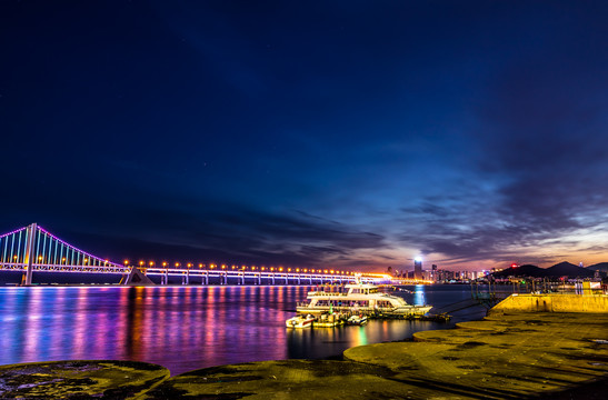 大连星海广场夜景