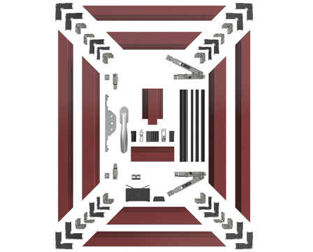 斷橋鋁合金系統(tǒng)門窗展板