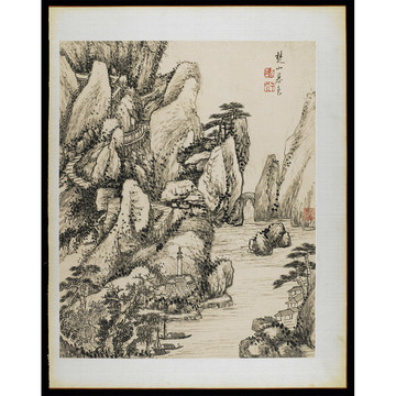  王宸 國(guó)畫山水