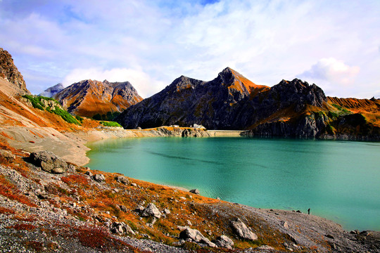 天池美景