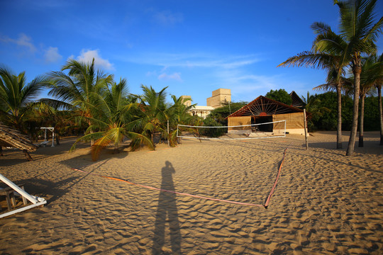 沙滩排球场地