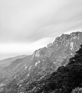 抽象水墨远山