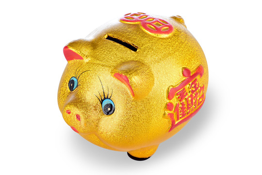 金猪存钱罐