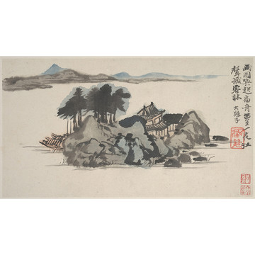 石涛山水画