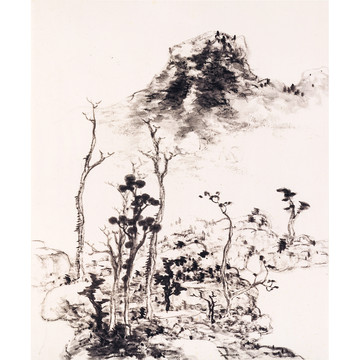 朱耷花鳥(niǎo)山水冊(cè)