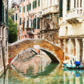 威尼斯油画