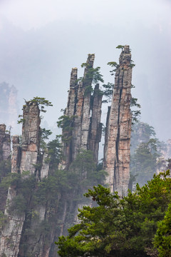 张家界天子山御笔峰