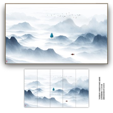 抽象山水畫