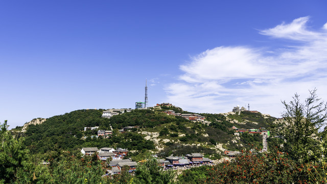 泰山山顶全景