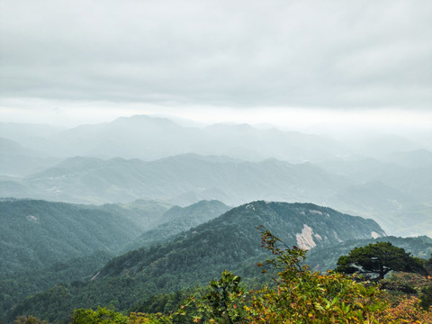 写意远山装饰画背景