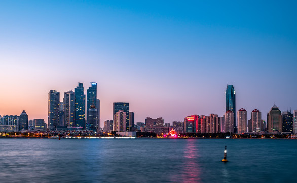 青岛城市夜景