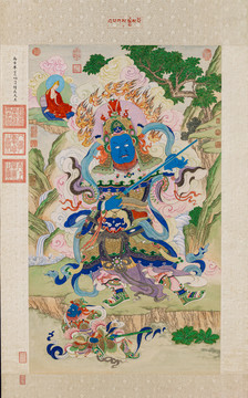 姚文瀚南方增長天王像