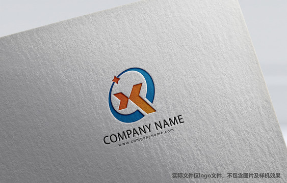 創(chuàng)意字母XQ標(biāo)志設(shè)計(jì)