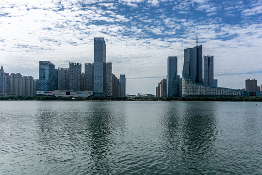 合肥天鹅湖风景