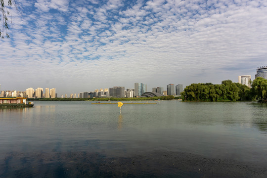 合肥天鹅湖城市建筑景观