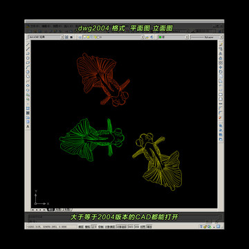 金鱼CAD矢量图dwg格式