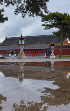 夏日雨后的北京故宫