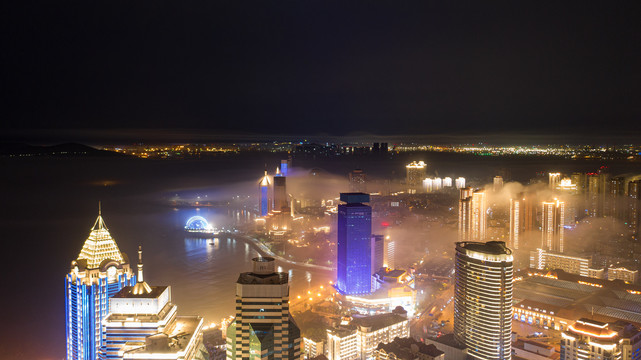 青岛城市夜景