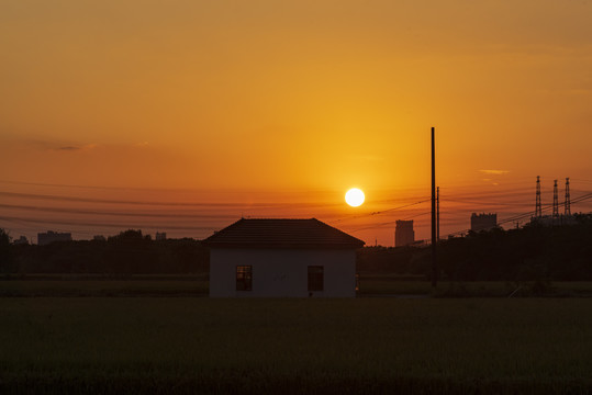 落日余晖