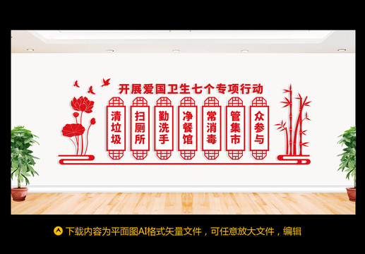 開展愛國衛(wèi)生七個專項行動