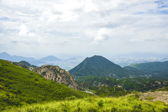 大罗山远眺