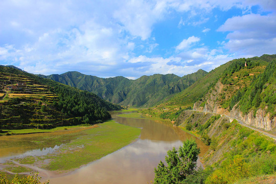 洮河风景