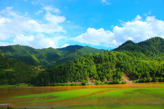 洮河两岸