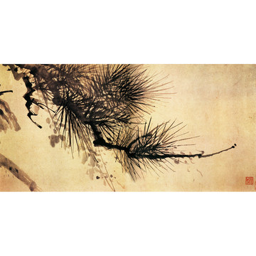翁方綱墨松圖