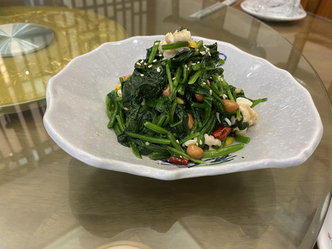 菠菜核桃仁