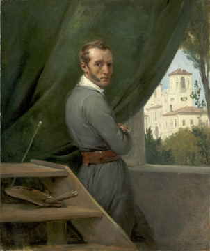 贺拉斯·韦尔内特在罗马的自画像