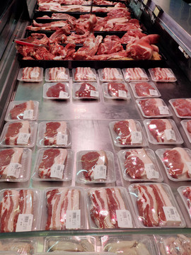 超市肉类冷藏柜