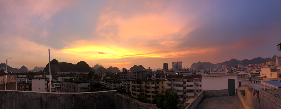 家乡的夕阳