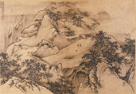 王履明代王履華山圖