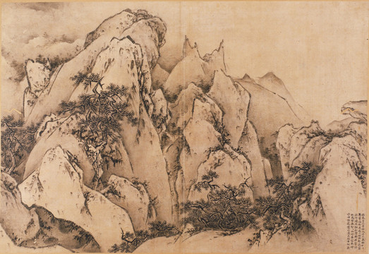 王履華山圖