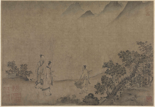 馬和之唐風(fēng)圖山水人物