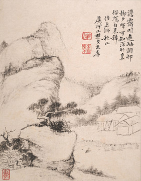 戴本孝山水画