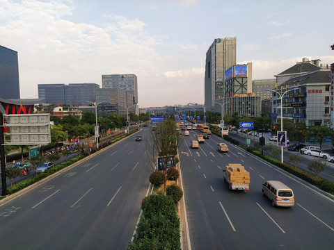 都市建筑透视风景