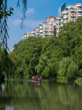 杭州东河风光