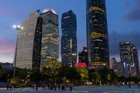 广州城市夜景